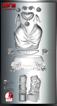 Second Life Marketplace - **NAKIA WHITE URBAN STYLE COMPLET OUTFIT** (WEAR)